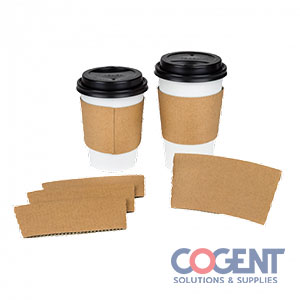Coffee Cup Sleeve 10-24oz Kraft 40/25/cs C5300  LOL
