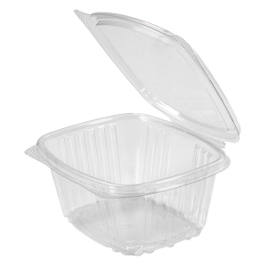 Deli Container Clear 16oz H/L Rect   200/cs           AD16
