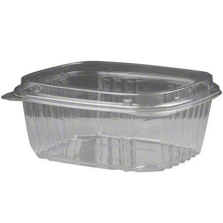 Deli Container Clear 32oz H/L Dome Lid 200/cs   AD32F