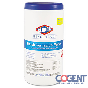 Clorox Germicidal Wipe 6.75x9 Unscented  70/cn 6/cs  35309