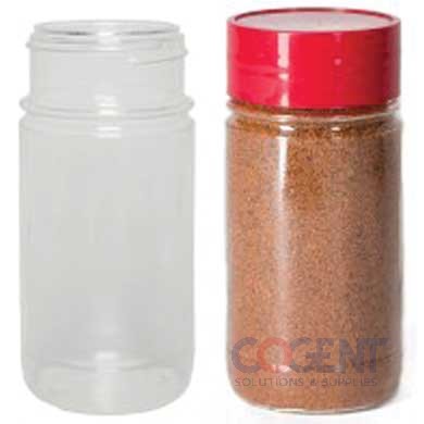 8oz Clear Pet Rd Spice Bottle 285/cs