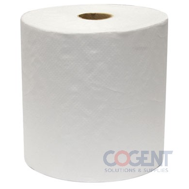 Hardwound Towel 7.9"x800' Wht Universal 4012 6rl/cs 60cs/plt
