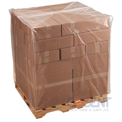 Pallet Cover 51x49x73x 1.5mil Clear FDA Hexene 53rl/plt