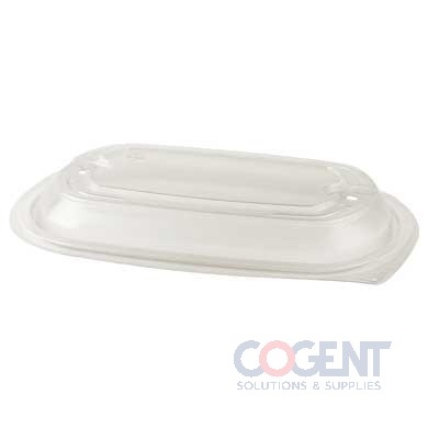 Deli Cont Lid 9x6 Clr PP Vented MicroRaves  252/cs LH4LD