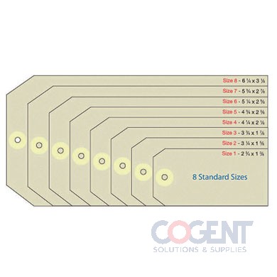 Tag Shipping 11495 Manila #5 4.75"x2-3/8" 10pt Plain 1m/bx