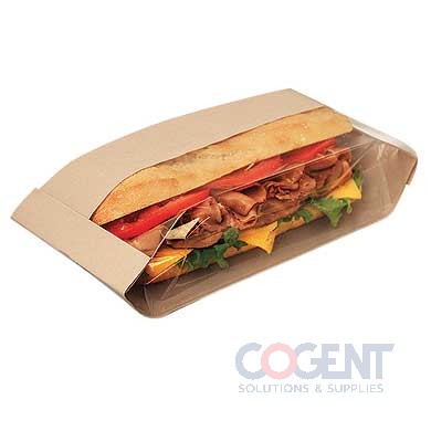 Deli Bag 4.2x2.7x11.7 Nat NPFA DublView ToGo! 500/cs 300090