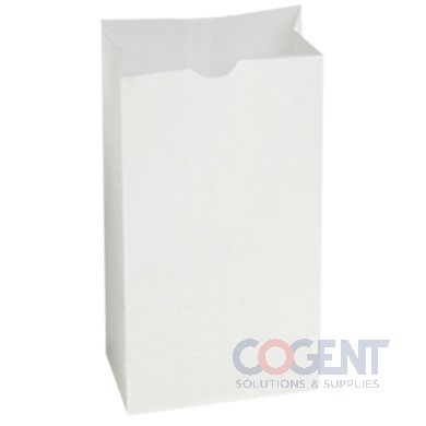 Bakery Bag 4LB 5x3.13x9.89 Wht SOS Dubl Wax 1m/cs 300294
