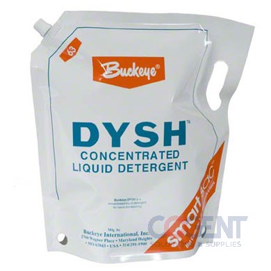 Buckeye Dysh Smart Sac Dish Liquid Detergent 3/CS FSH
