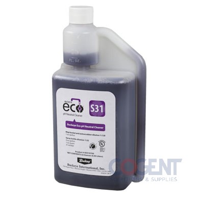 S31 Eco Ph Neutral Cleaner Seal Port BKY  6/32oz/cs 60310700