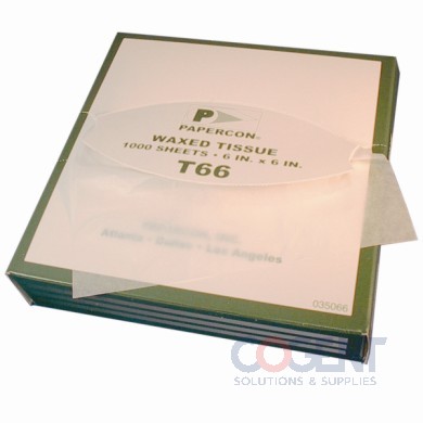 Bakery Tissue 6x6 Wht T66 1m/pk 20pk/cs 035066