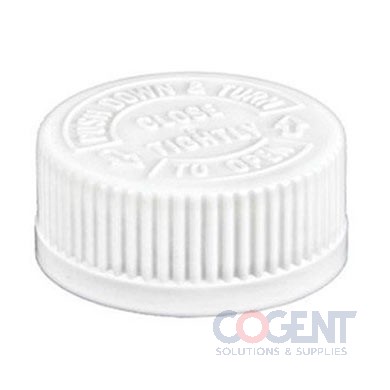 Safety Cap 45/400 CRC White Unlined 45mm 1300/cs