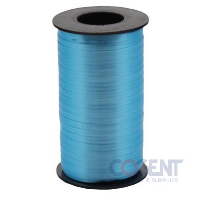 Ribbon Curling Splend 3/8" Turquoise 250yd/rl 12/cs   #310