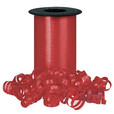 Ribbon Curling Splend 3/8" Hot Red 250yd/rl 12/cs  #3252