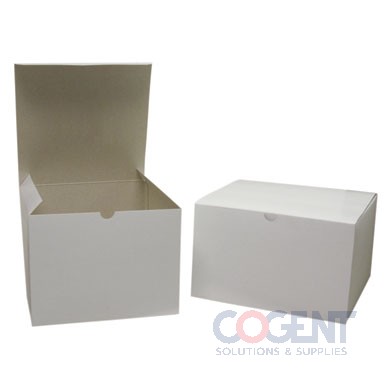 Gift Box 6x4.5x4.5 White Gloss 1pc Folding 100/cs 54115-000