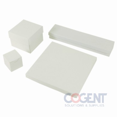 Jewelry Box 85 White Krome 8x5.5x1.25    w/Ctn 50/cs