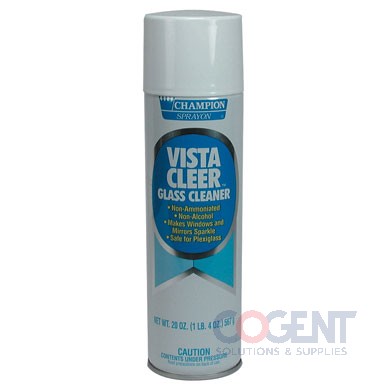 Aerosol Glass Cleaner Champion Vista Clear 19oz 12/cs 4385155