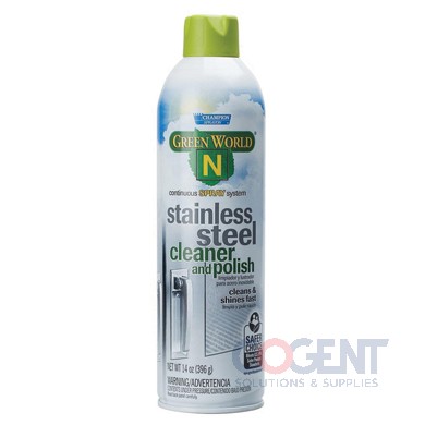 Green World N Stainless Steel Cleaner 12ea/cs 4385909