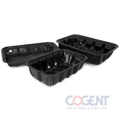 Meat Tray 2 Blk RPET 500/cs 86562                       CKF