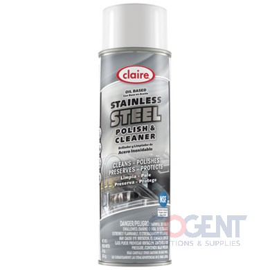 Claire Stainless Steel Cleaner 16oz. Oil Based 12/cs CM841