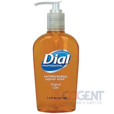 Dial Antimicrobial Liquid Soap Floral  7.5oz Pump 12/cs
