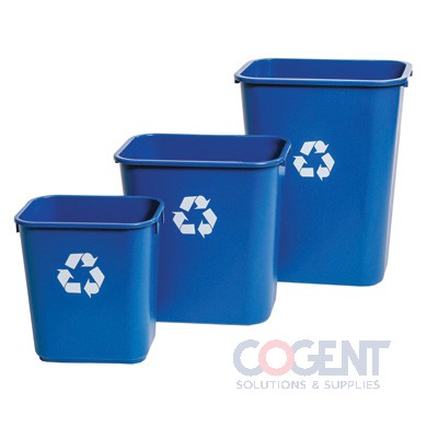 Office Recycle Bin 41 Qt Blue Bulk Pack 8841-BL