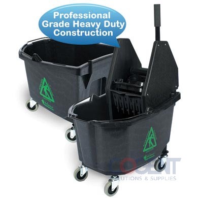 Down Press Wringer Bucket 44 Qt Combo Blk 1ea/cs 9044-DP