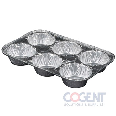 Cogent Solutions and Supplies  6 Cup Mini Muffin Pan 9-7/8 x 6-1/2 500/cs