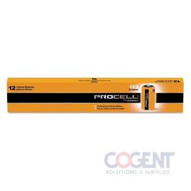 Procell Lithium Batteries, CR123, For Camera, 12/Box