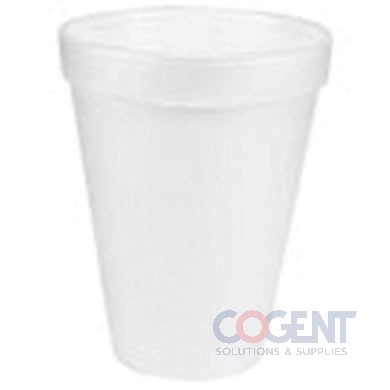 Cup White Foam Tall 12oz 1m/cs