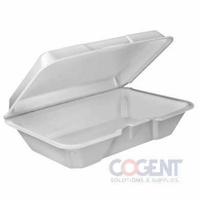 Foam Container H/L Perf Lid 9-1/4x6-3/8x2-7/8  200/cs