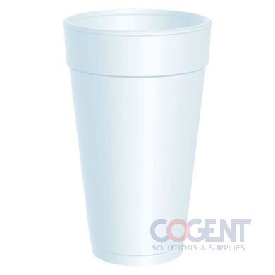 Cup Drink 20oz Tall White Foam   500/cs   20J16