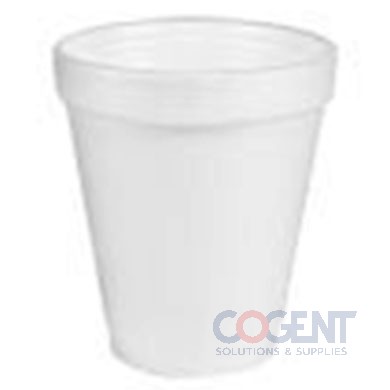 Cup Foam White 6oz 1m/cs