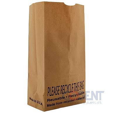 Bag Grocery #12 100% RNK 7.0625x4.5x13.75 40# 500/bl