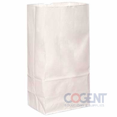 Bag Grocery #12 Wht Krft 7.0625X4.5x13.75 40# 500/bd