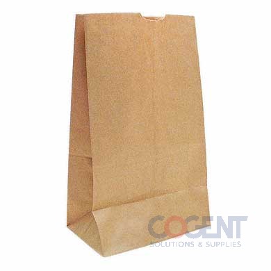 Bag Grocery 1/8 Tall Nat Kraft 9.75x6.25x16.375 52# 500/bl