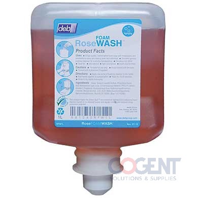 Deb Refresh Rose Foam Soap 4-2lt/cs Deb