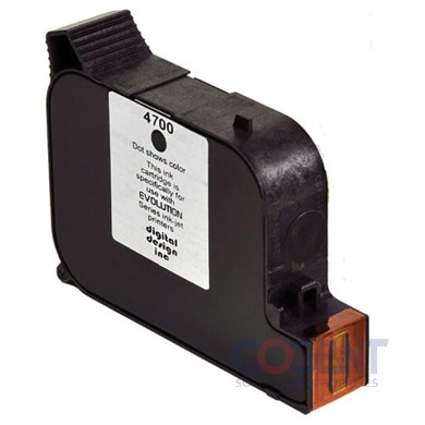 Ink Cartridge Black Semi-Porous Solvent Based 4711BK EA