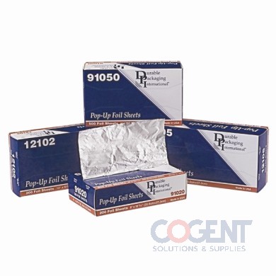 Foil Sheets Interfold 12x10-3/4 Durable  200/bx 12bx/cs 2400/CS