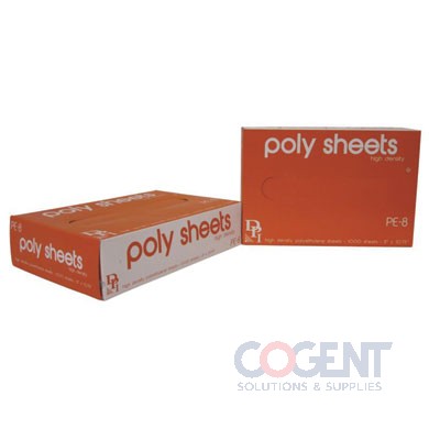 Deli Sheet 8x10.75 Poly Interfold 1m/bx 10bx/cs PE-8 DU