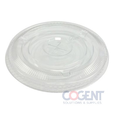 Cold Cup Lid 12oz-24oz Clr PET Flat Straw Slot 10/100/cs   RJS
