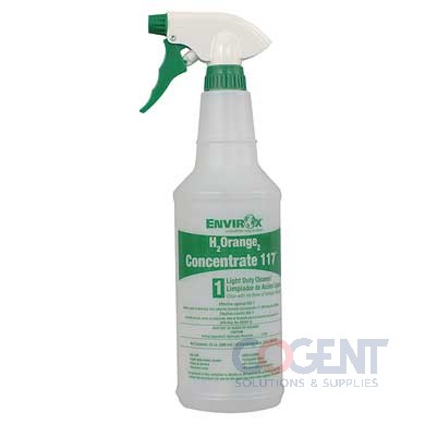 #117 Bottle H2 Orange 2 Green w/Sprayer for Light Duty