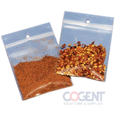 Single Tack Zipper Bag 4"x8" 2mil 1m/cs F20408