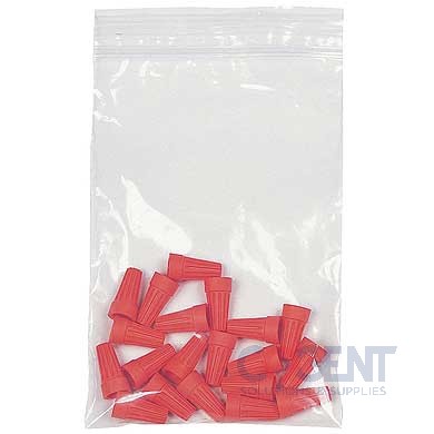 Single Track Zipper Bag 2x3 4mil Clear 1m/cs