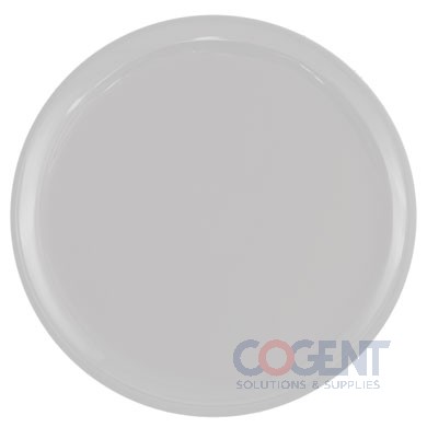 Round Tray 12" White Plastic 25/cs