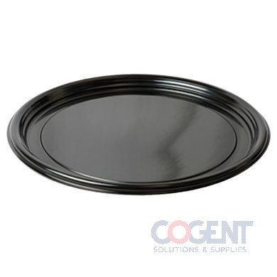 Cater Tray 12" Round Black PETE Vintage 25/cs 7210TF