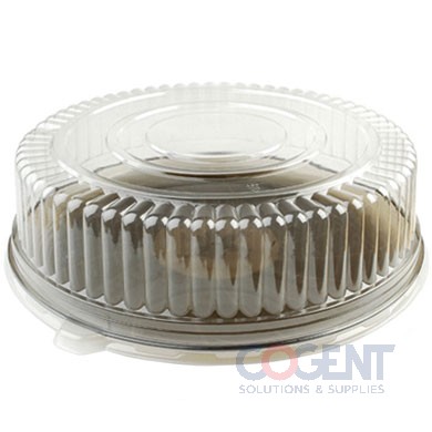 Cater Tray 16"x3.5" Dome Lid Clear PET Vintage 25/cs 9601-L