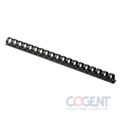 Binding Combs, Plastic 1/2" 90 Sheet Cap. Letter Sz 100/pk