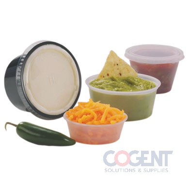 Rolled Rim PP 5.5oz Disposable Dipping Sauce Containers