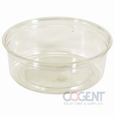 Deli Container 12oz Clear Round Alur   APET  500/cs   RD12 FK