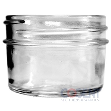 Glass Jar 4oz 58 Lug SS 24/cs 336/plt